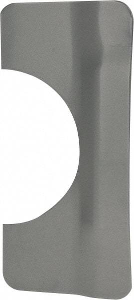 Don-Jo - 7" Long x 3-1/4" Wide, Latch Protector - Silver Coated Steel - Benchmark Tooling