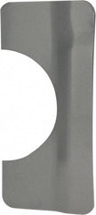 Don-Jo - 7" Long x 3-1/4" Wide, Latch Protector - Silver Coated Steel - Benchmark Tooling