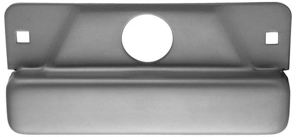 Don-Jo - 8" Long x 3-1/2" Wide Strike Protector - Silver Coated Steel - Benchmark Tooling