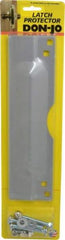 Don-Jo - 11" Long x 3" Wide, Latch Protector - Silver Coated Steel - Benchmark Tooling