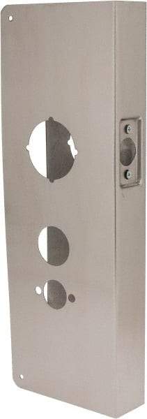 Don-Jo - 5" Wide x 15" High, Stainless Steel, Door Reinforcer - 1-3/4" Thick Door, 2-3/4" Backset - Benchmark Tooling