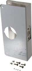 Don-Jo - 4-1/4" Wide x 9" High, Stainless Steel, Door Reinforcer - 1-3/4" Thick Door, 2-3/4" Backset - Benchmark Tooling