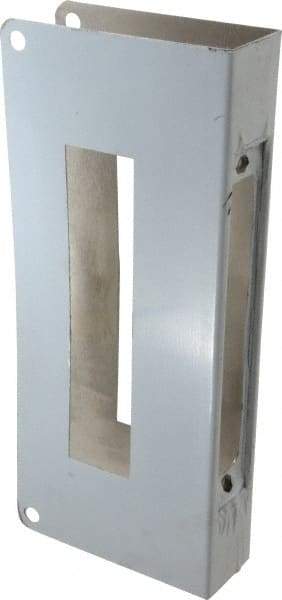 Don-Jo - 5" Wide x 12" High, Stainless Steel, Door Reinforcer - 1-3/4" Thick Door, 2-3/4" Backset - Benchmark Tooling