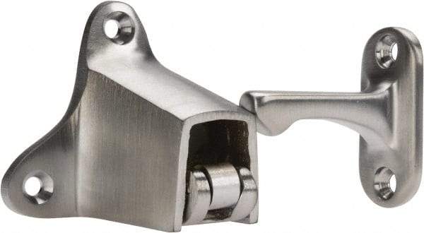 Don-Jo - 4" Long Satin Chrome Door Holder - Heavy-Duty Grade, 4" Stem Length - Benchmark Tooling