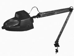 Value Collection - 40 Inch, Swing Arm, Clamp on, Incandescent, Black, Magnifying Task Light - 13 Watt, 1.75x Magnification, 3-1/2 Inch Wide, 3-1/2 Inch Long - Benchmark Tooling