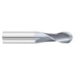 5/8 x 1-1/2 x 3-1/2 2 Flute Ball Nose  End Mill- Series 3215SD - Benchmark Tooling