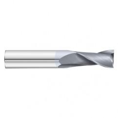11/32 Dia. x 2-1/2 Overall Length 2-Flute Square End Solid Carbide SE End Mill-Round Shank-Center Cut-TiCN - Benchmark Tooling