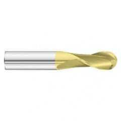 7/16 x 1 x 2-3/4 2 Flute Ball Nose  End Mill- Series 3215SD - Benchmark Tooling