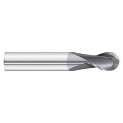 7/16 x 3/4 x 2-3/4 2 Flute Ball Nose  End Mill- Series 3215STB - Benchmark Tooling