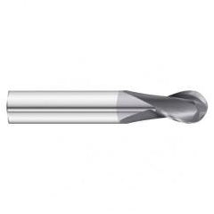 5/8 x 1 x 3-1/2 2 Flute Ball Nose  End Mill- Series 3215STB - Benchmark Tooling