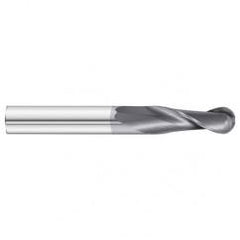 1" x 2 x 4-1/2 2 Flute Ball Nose  End Mill- Series 3215XL - Benchmark Tooling