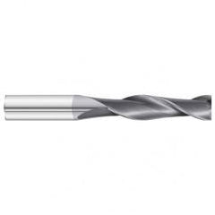 1/2 Dia. x 4 Overall Length 2-Flute Square End Solid Carbide SE End Mill-Round Shank-Center Cut-TiAlN - Benchmark Tooling