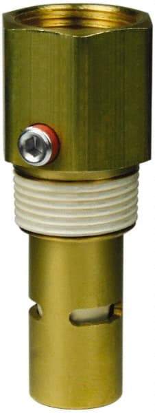 Conrader - 1 x 1" Brass Check Valve - In-Tank, FNPT x MNPT - Benchmark Tooling