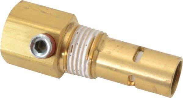 Conrader - 1/2 x 1/2" Brass Check Valve - In-Tank, FNPT x MNPT - Benchmark Tooling