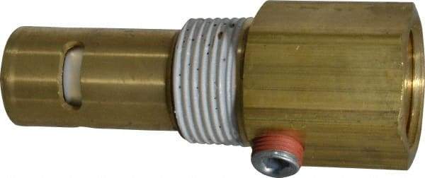 Conrader - 3/4 x 3/4" Brass Check Valve - In-Tank, FNPT x MNPT - Benchmark Tooling