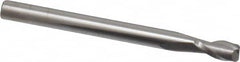 SGS - 1/8", 1/4" LOC, 1/8" Shank Diam, 1-1/2" OAL, 2 Flute, Solid Carbide Square End Mill - Single End, Uncoated, Spiral Flute, 30° Helix, Centercutting, Right Hand Cut, Right Hand Flute, Series 17 - Benchmark Tooling