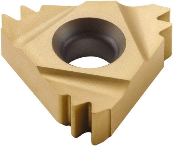 Seco - 22ER External Right Hand 11 Whitworth Laydown Threading Insert - Grade CP500, TiAlN/TiN Coated Carbide, 12.7mm Inscribed Circle - Benchmark Tooling