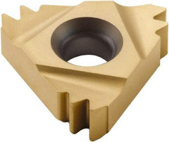 Seco - 22ER External Right Hand 11 Whitworth Laydown Threading Insert - Grade CP500, TiAlN/TiN Coated Carbide, 12.7mm Inscribed Circle - Benchmark Tooling