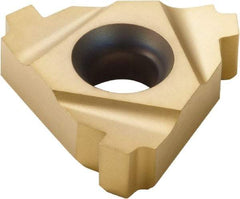Seco - 22ER External Right Hand 5 API Buttress 2.5 Laydown Threading Insert - Grade CP500, TiAlN/TiN Coated Carbide, 12.7mm Inscribed Circle - Benchmark Tooling