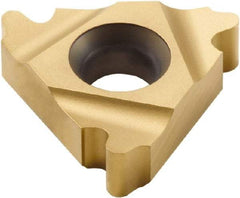 Seco - 27ER External Right Hand 4 Round Laydown Threading Insert - Grade CP500, TiAlN/TiN Coated Carbide, 15.88mm Inscribed Circle - Benchmark Tooling