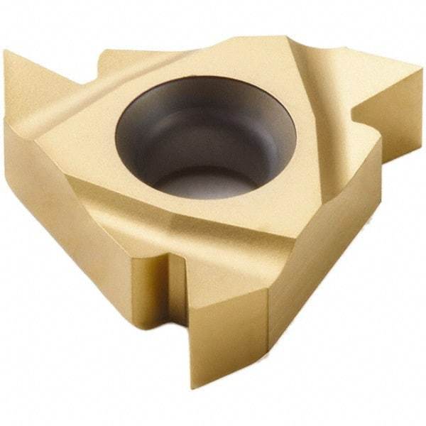 Seco - 22ER External Right Hand 7-5 Partial Profile 60° Laydown Threading Insert - Grade CP500, TiAlN/TiN Coated Carbide - Benchmark Tooling