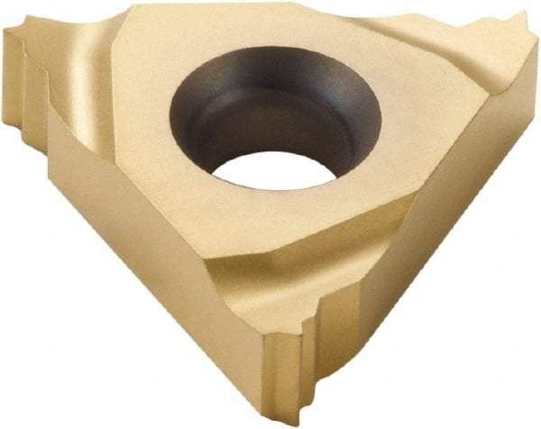 Seco - 11NR Internal Right Hand ISO Laydown Threading Insert - Grade CP500, TiAlN/TiN Coated Carbide, 6.35mm Inscribed Circle - Benchmark Tooling