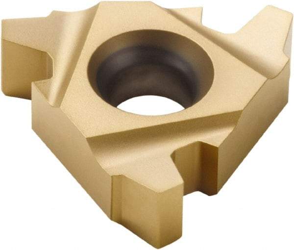 Seco - 16EL External Left Hand 10 Acme Laydown Threading Insert - Grade CP500, TiAlN/TiN Coated Carbide, 9.53mm Inscribed Circle - Benchmark Tooling