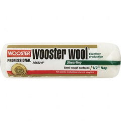 Wooster Brush - 1/2" Nap, 14" Wide Paint Roller - Semi-Rough Texture, Synthetic Knit - Benchmark Tooling
