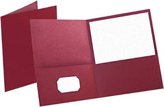 OXFORD - 8-1/2" Long x 11" Wide Pocket - Burgundy - Benchmark Tooling