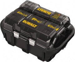 DeWALT - 40 Volt, 6 Battery Lithium-Ion Power Tool Charger - 1 hr & 30 min to Charge, AC Wall Outlet Power Source - Benchmark Tooling