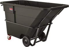 Suncast - 1,300 Lb Load Capacity, 33 Bushels, 1-1/2 Cu Yd, Polyethylene Tilt Truck - 41.28" Wide x 85.87" Long x 47.89" High, Matte Gray - Benchmark Tooling