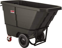 Suncast - 2,200 Lb Load Capacity, 22 Bushels, 1 Cu Yd, Polyethylene Tilt Truck - 33.87" Wide x 70" Long x 45.16" High, Matte Gray - Benchmark Tooling