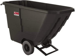 Suncast - 750 Lb Load Capacity, 16 Bushels, 0.75 Cu Yd, Polyethylene Tilt Truck - 31" Wide x 69.3" Long x 41" High, Matte Gray - Benchmark Tooling