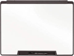 Quartet - 24" High x 36" Wide Dry Erase - Melamine, Includes Dry-Erase Marker, Eraser & Mounting Kit - Benchmark Tooling