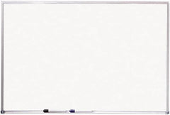 Mead - 48" High x 72" Wide Dry Erase - Melamine, Includes Mounting Kit - Benchmark Tooling