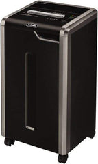 FELLOWES - 7/32" Strip, 24 Sheet Strip Cut Commercial Shredder - 20-1/8" Long x 20-1/8" Wide x 34-11/16" High, Level 2 Security, 22 Gal Wastebasket - Benchmark Tooling