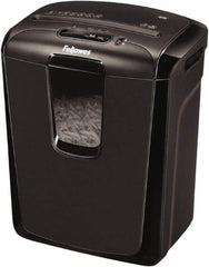 FELLOWES - 5/32" x 2" Strip, 8 Sheet Cross Cut Personal Shredder - 9-11/16" Long x 13-3/8" Wide x 15-3/8" High, Level 3 Security, 4 Gal Wastebasket - Benchmark Tooling