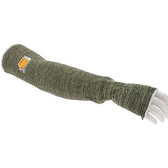 Value Collection - Sleeves; Type: Cut Resistant; Flame Resistant ; Material: Aramid ; Thumb Hole: Yes ; Closures: Knit Wrist ; Length (Inch): 18 ; Size: Large - Exact Industrial Supply