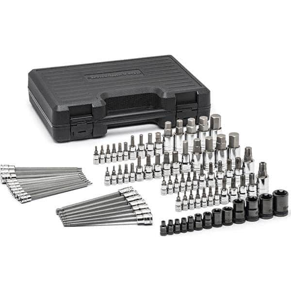 GearWrench - Hex & Torx Bit Socket Sets Type: Torx Bit Socket Set Drive Size: 1/4, 3/8, 1/2 - Benchmark Tooling