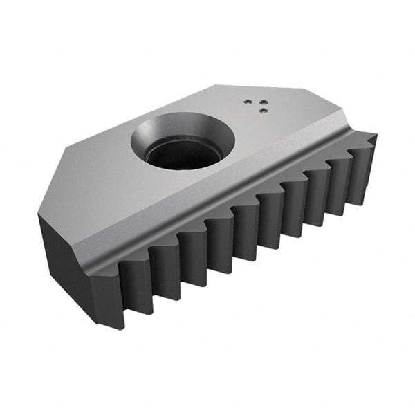 Iscar - 14 TPI, Internal/External Thread, NPTF Standard, MT LNHT Grade IC908 Thread Mill Insert - Carbide, TiAlN Coating - Benchmark Tooling