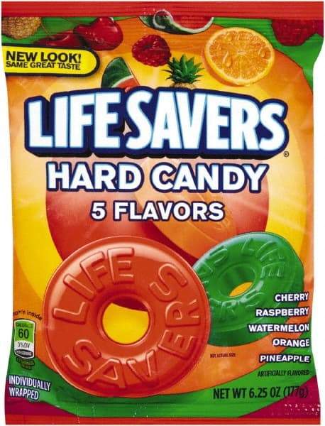 LifeSavers - Candy - Original Five Flavors Hard Candy, Individually Wrapped, 6.25oz Bag - Benchmark Tooling