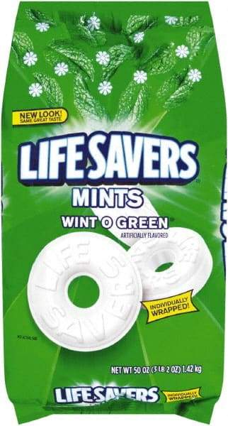 LifeSavers - Candy - Hard Candy, Wint-O-Green, 50oz Bag - Benchmark Tooling