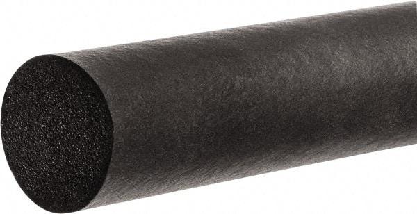 Value Collection - 100' Long, Neoprene Foam Cord - 1/4" Diam, Black - Benchmark Tooling