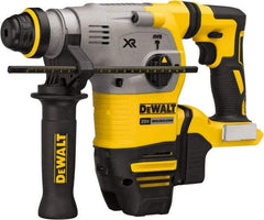 DeWALT - 20 Volt 1-1/8" SDS Plus Chuck Cordless Rotary Hammer - 0 to 4,480 BPM, 0 to 1,500 RPM, Reversible - Benchmark Tooling