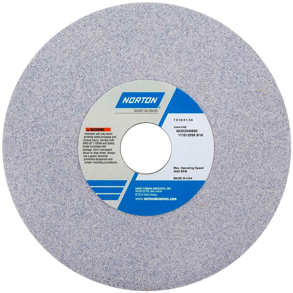 Norton - Tool & Cutter Grinding Wheels Wheel Type: Type 1 Wheel Diameter (Inch): 7 - Benchmark Tooling