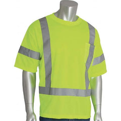 PIP - Size 2XL Hi-Vis Yellow High Visibility Short Sleeve T-Shirt - Benchmark Tooling