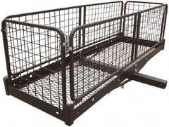 Erickson Manufacturing - Steel Folding Cargo Carrier - 20" Wide x 60.0" Long, Black, For Use with 2" Receivers - Benchmark Tooling