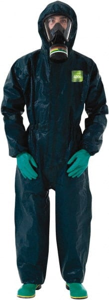 Ansell - Pack of 6 Size 3XL Film Laminate Chemical Resistant General Purpose Coveralls - Benchmark Tooling