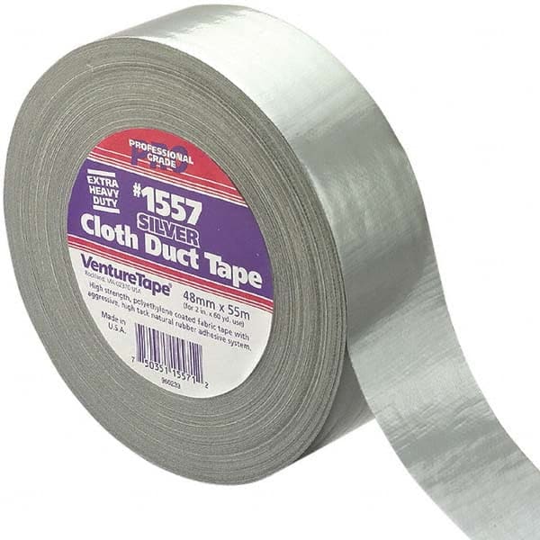 3M - 55m x 48mm x 13 mil Black Polyethylene Cloth Duct Tape - Benchmark Tooling