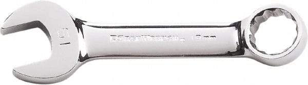 GearWrench - 18mm 12 Point Combination Wrench - 5-1/8" OAL, Steel, Full Polish Finish - Benchmark Tooling